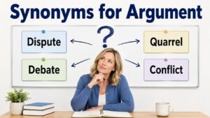 synonyms for argument