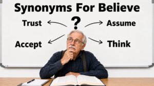synonyms for believe