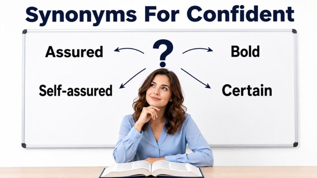 synonyms for confident