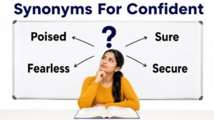 synonyms for confident