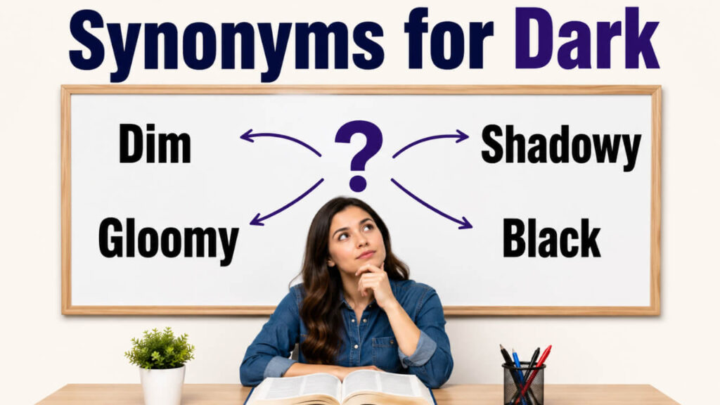 synonyms for dark