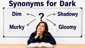 synonyms for dark