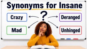 synonyms for insane