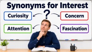 synonyms for interest