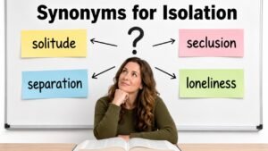 synonyms for isolation