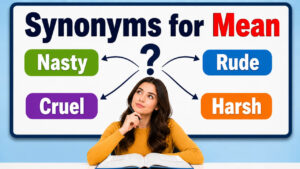 synonyms for mean