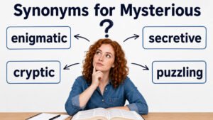 synonyms for mysterious