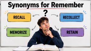 synonyms for remember