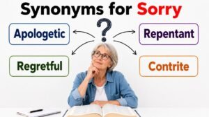 synonyms for sorry