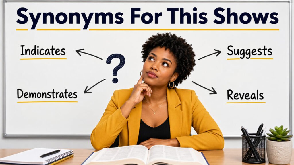 synonyms for this shows