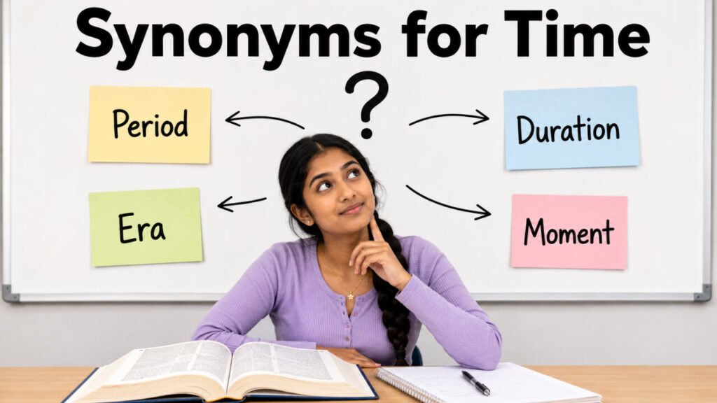 synonyms for time