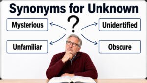 synonyms for unknown