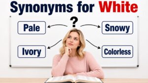 synonyms for white