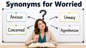 synonyms for worried