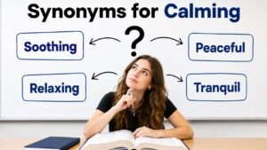 synonyms for calming