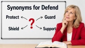 synonyms for defend