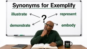 synonyms for exemplify