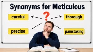 synonyms for meticulous