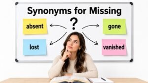 synonyms for missing