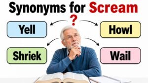 synonyms for scream