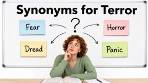 synonyms for terror