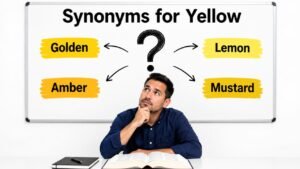 synonyms for yellow