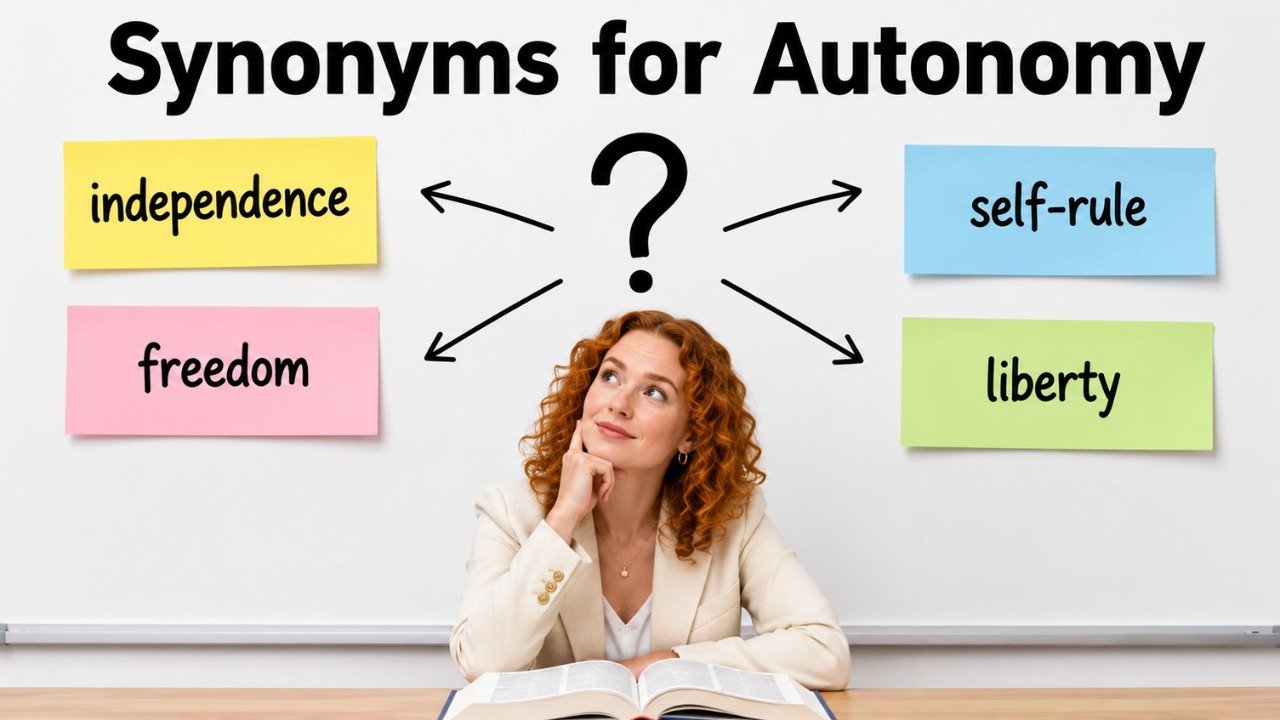 synonyms for autonomy