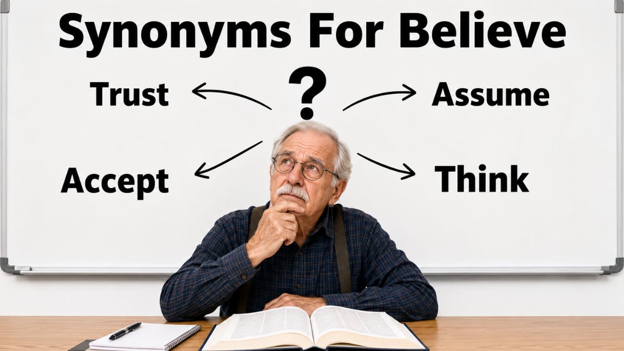 synonyms for believe