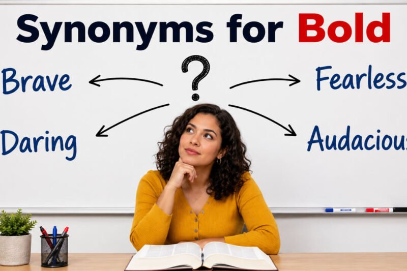 46+ Synonyms for Bold: Strong Word Choices & Examples