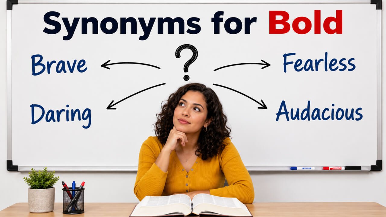 synonyms for bold