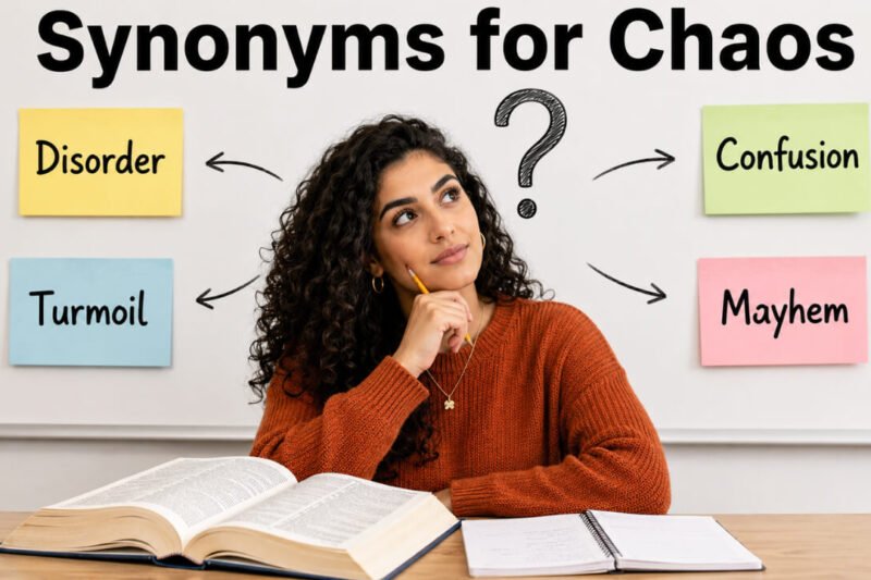 38+ Synonyms for Chaos: Context, Usage & Clear Examples