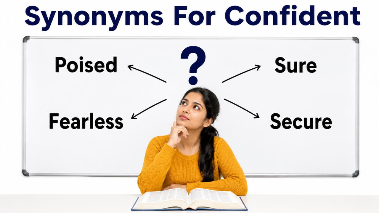 synonyms for confident