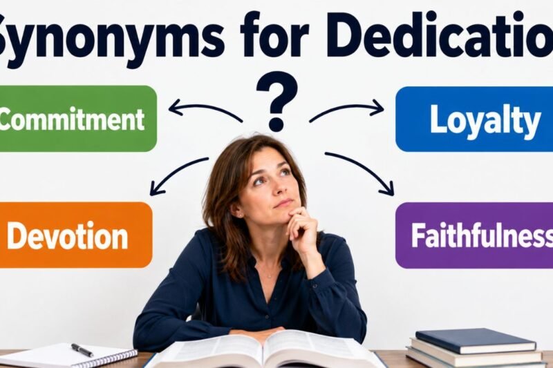 35+ Synonyms for Dedication: Strong Word Choices & Examples