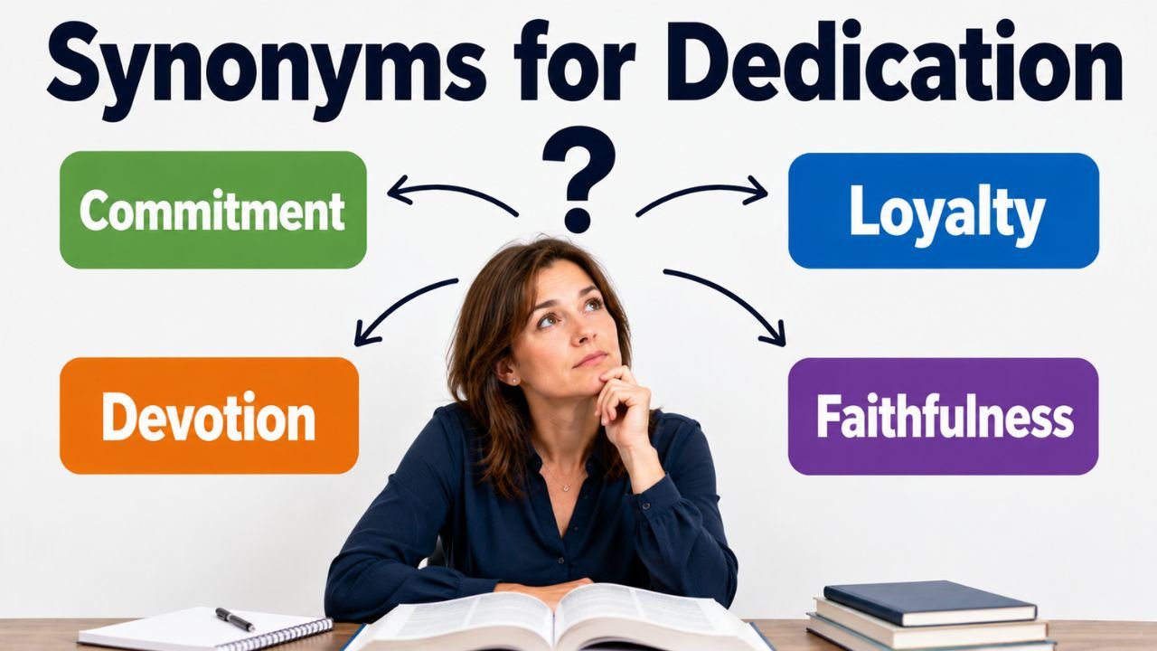 synonyms for dedication