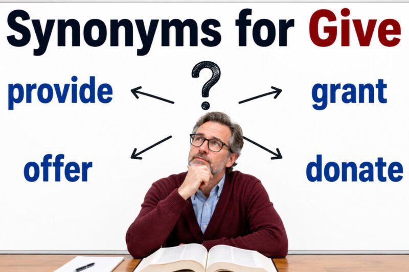 36+ Synonyms for Give: Meaning, Examples & Best Uses