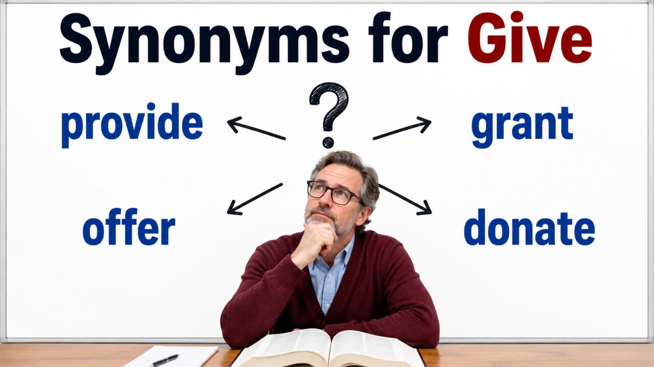 synonyms for give