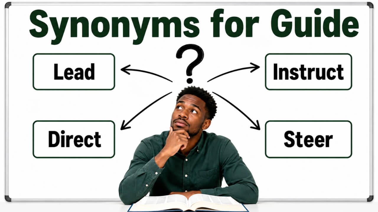 synonyms for guide