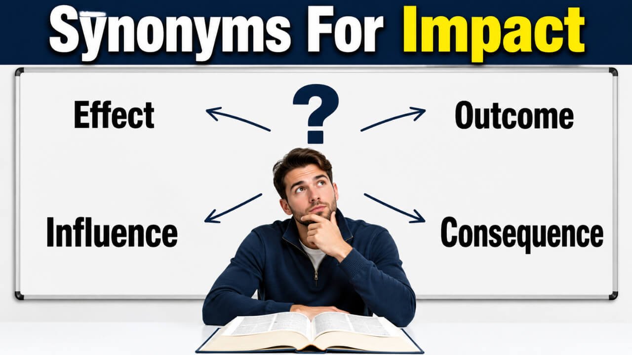 synonyms for impact