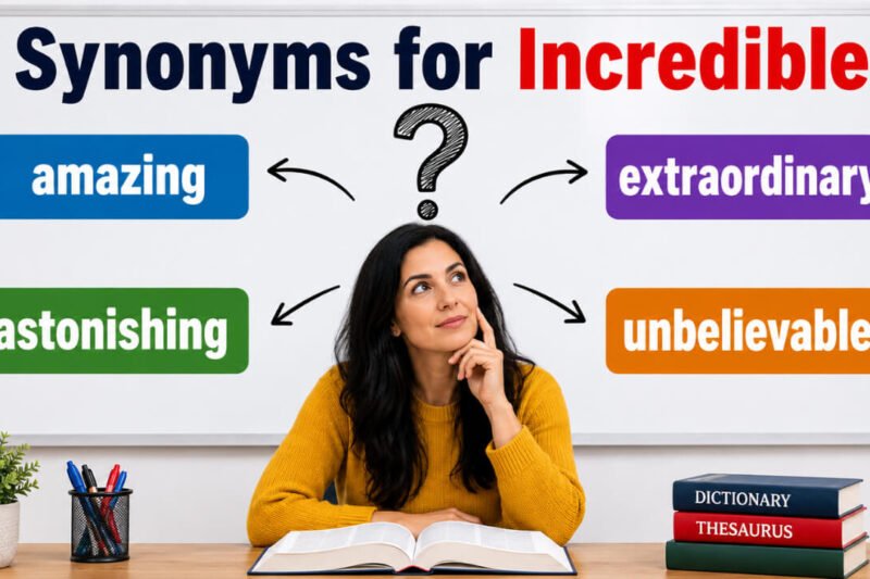 43+ Synonyms for Incredible: Strong Word Choices & Examples