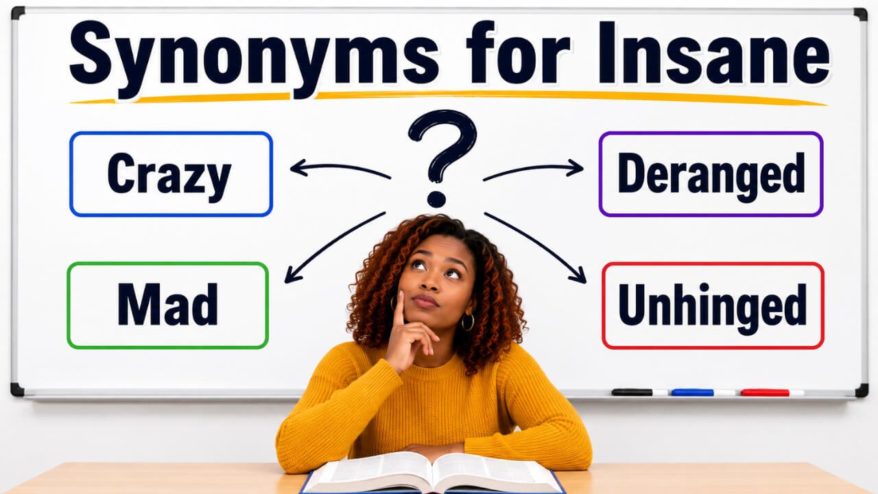 synonyms for insane