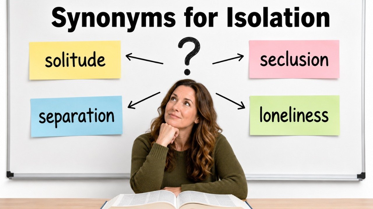 synonyms for isolation