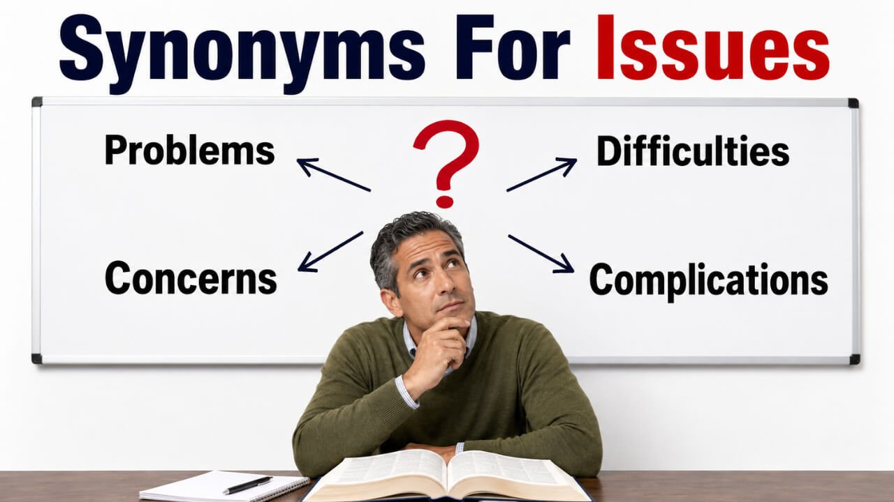 synonyms for issues