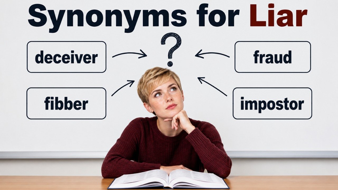 synonyms for liar