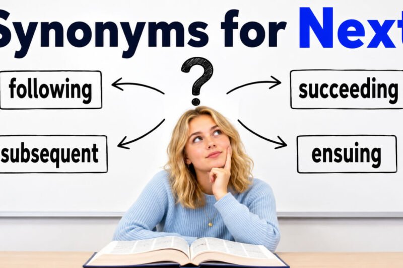 35+ Synonyms for Next: Meanings, Context & Clear Examples