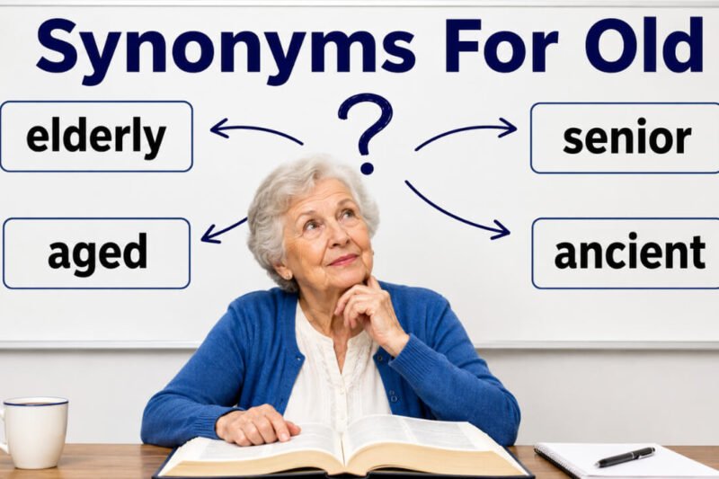 38+ Synonyms For Old: Meanings, Uses & Word Choices