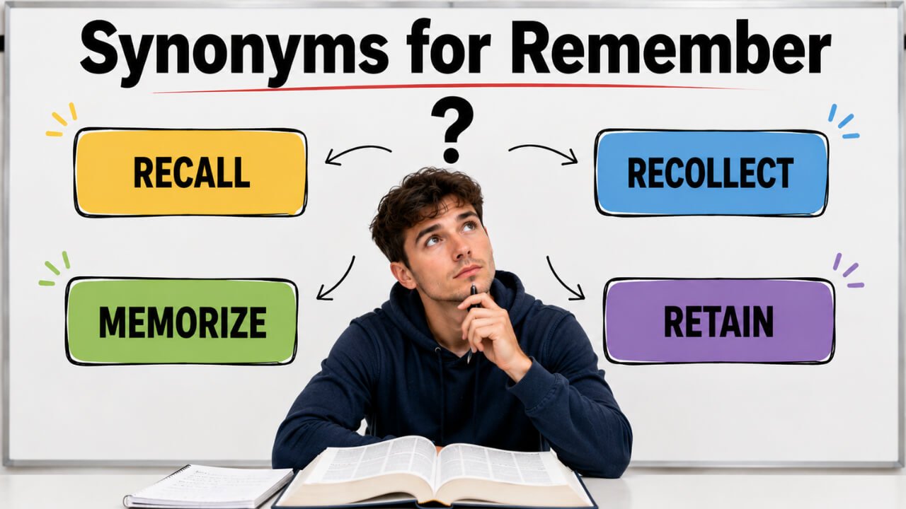 synonyms for remember