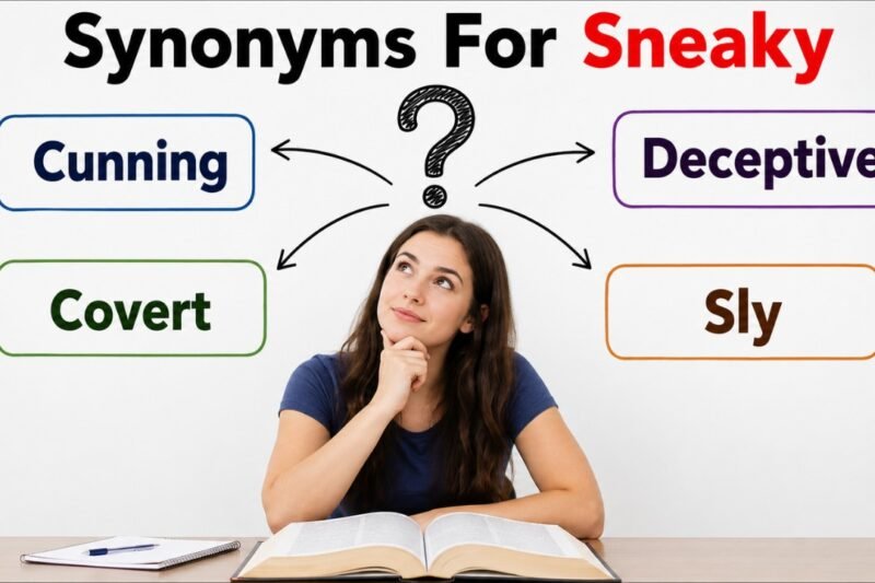 40+ Synonyms for Sneaky: Strong Word Choices & Examples