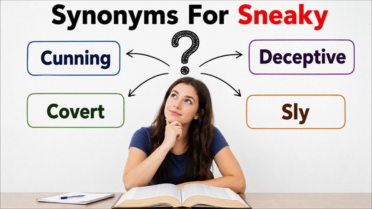 synonyms for sneaky