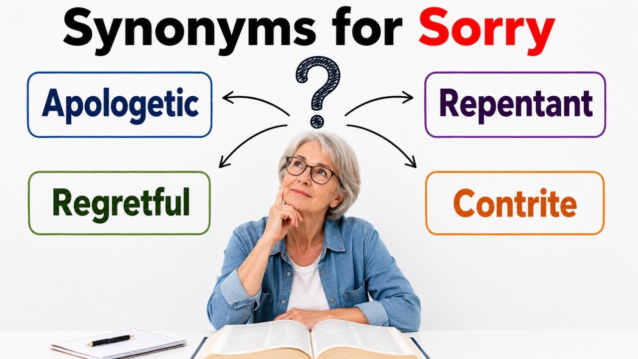 synonyms for sorry