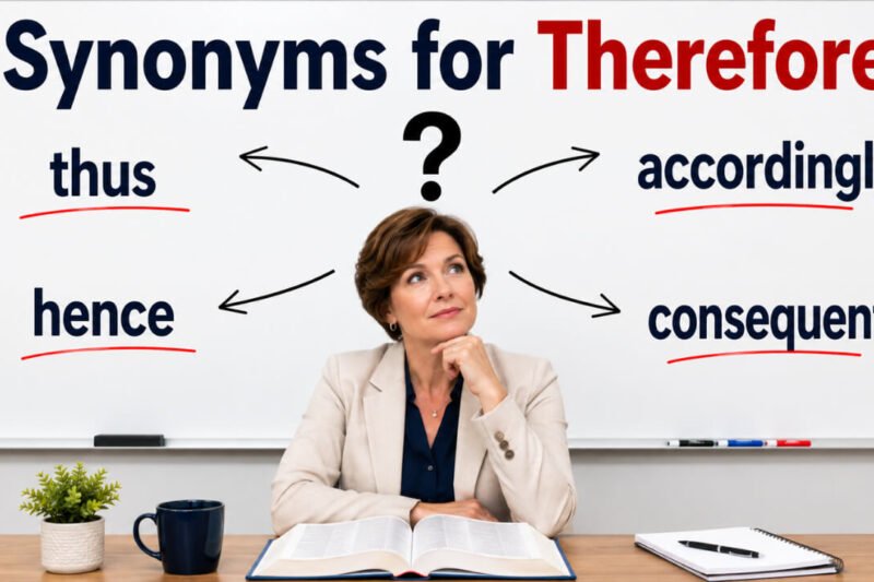 37+ Synonyms for Therefore: Usage, Context & Clear Examples